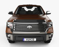 Toyota Tundra 더블캡 Standard bed Limited 2022 3D 모델  front view