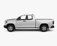 Toyota Tundra 더블캡 Standard bed SR 2022 3D 모델  side view