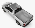 Toyota Tundra Doppelkabine Standard bed SR 2022 3D-Modell Draufsicht