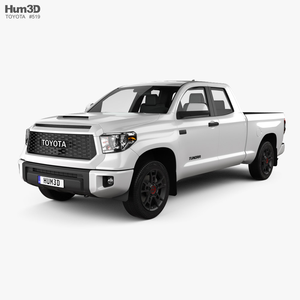 Toyota Tundra Double Cab Standard bed TRD Pro 2021 3D model