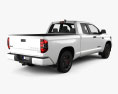 Toyota Tundra 더블캡 Standard bed TRD Pro 2021 3D 모델  back view