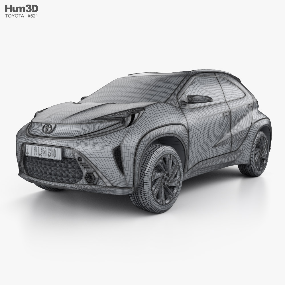 Toyota Aygo X Prologue 2021 3D model - Vehicles on Hum3D