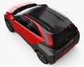 Toyota Aygo X Prologue 2022 3D模型 顶视图