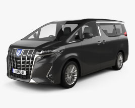 Toyota Alphard hybrid Executive Lounge 2021 3D model