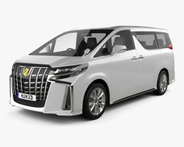 Toyota Alphard S 2022 3D-Modell