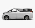 Toyota Alphard S 2022 Modello 3D vista laterale