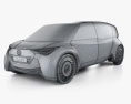 Toyota Fine-Comfort Ride 2018 3d model wire render