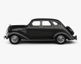 Toyota AA mit Innenraum 1940 3D-Modell Seitenansicht