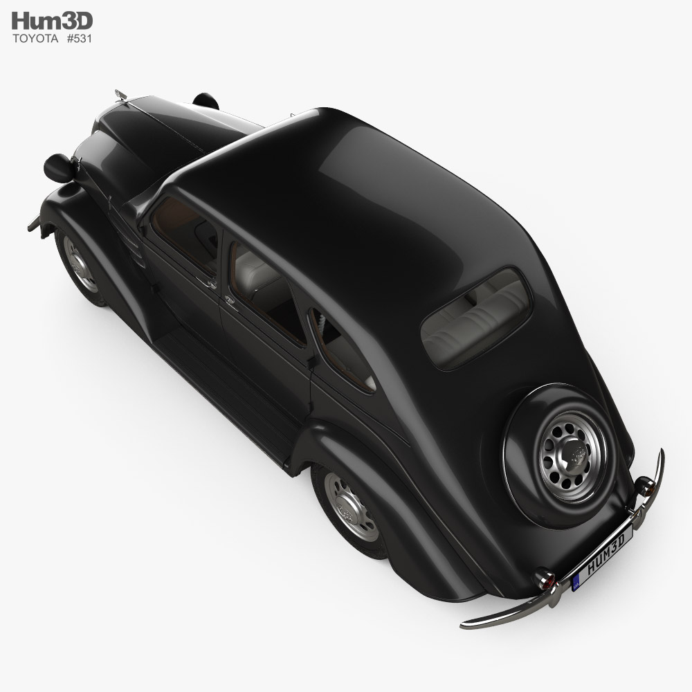 Toyota AA with HQ interior 1940 3D model - Vehicles on Hum3D