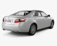 Toyota Camry LE 2013 3d model back view
