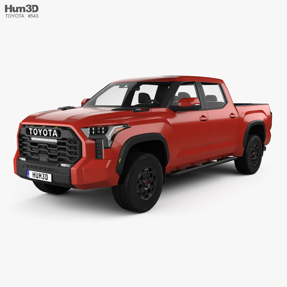 Toyota Tundra CrewMax TRD Pro 2022 3D 모델 