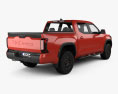 Toyota Tundra CrewMax TRD Pro 2022 3d model back view