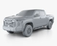 Toyota Tundra CrewMax TRD Pro 2022 3d model clay render