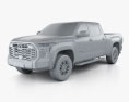 Toyota Tundra CrewMax TRD SR5 2022 3D 모델  clay render