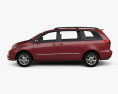 Toyota Sienna XLE Limited 2007 3d model side view