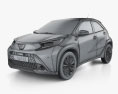 Toyota Aygo X Air Limited 2022 3d model wire render