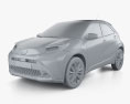 Toyota Aygo X Air Limited 2022 Modelo 3D clay render