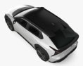 Toyota bZ4X Limited 2023 3D模型 顶视图