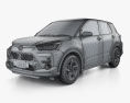 Toyota Raize 2021 3d model wire render