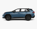 Toyota RAV4 XSE hybrid 2022 3d model side view