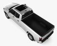 Toyota Tundra Doppelkabine Long Bett SR 2022 3D-Modell Draufsicht