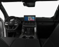 Toyota Land Cruiser 인테리어 가 있는 2021 3D 모델  dashboard