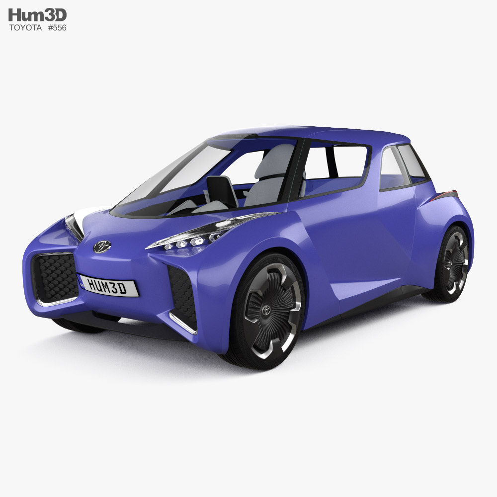 Toyota Rhombus з детальним інтер'єром 2022 3D модель