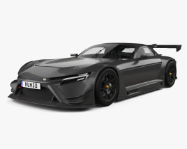 Toyota GR GT3 2022 3D model