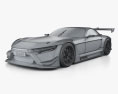 Toyota GR GT3 2022 3D-Modell wire render