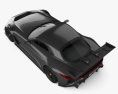 Toyota GR GT3 2022 3d model top view