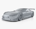 Toyota GR GT3 2022 3D модель clay render