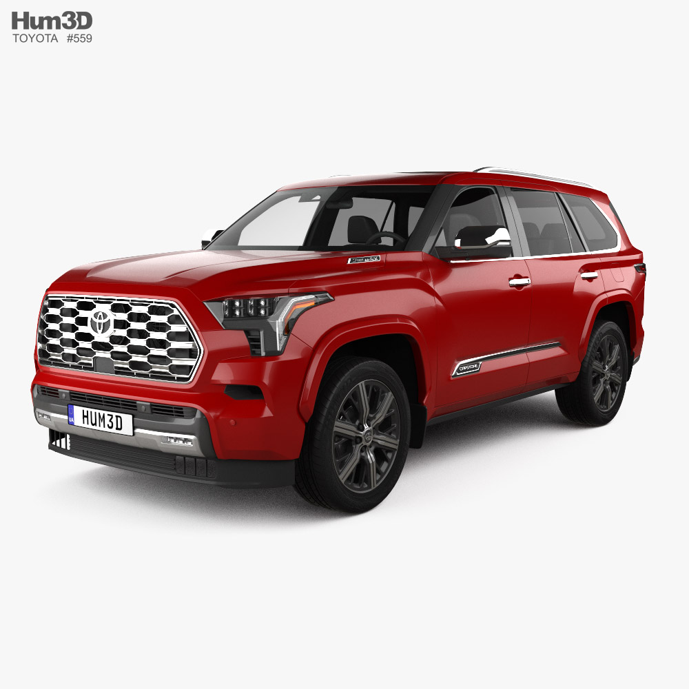 Toyota Sequoia Capstone 2022 3D model