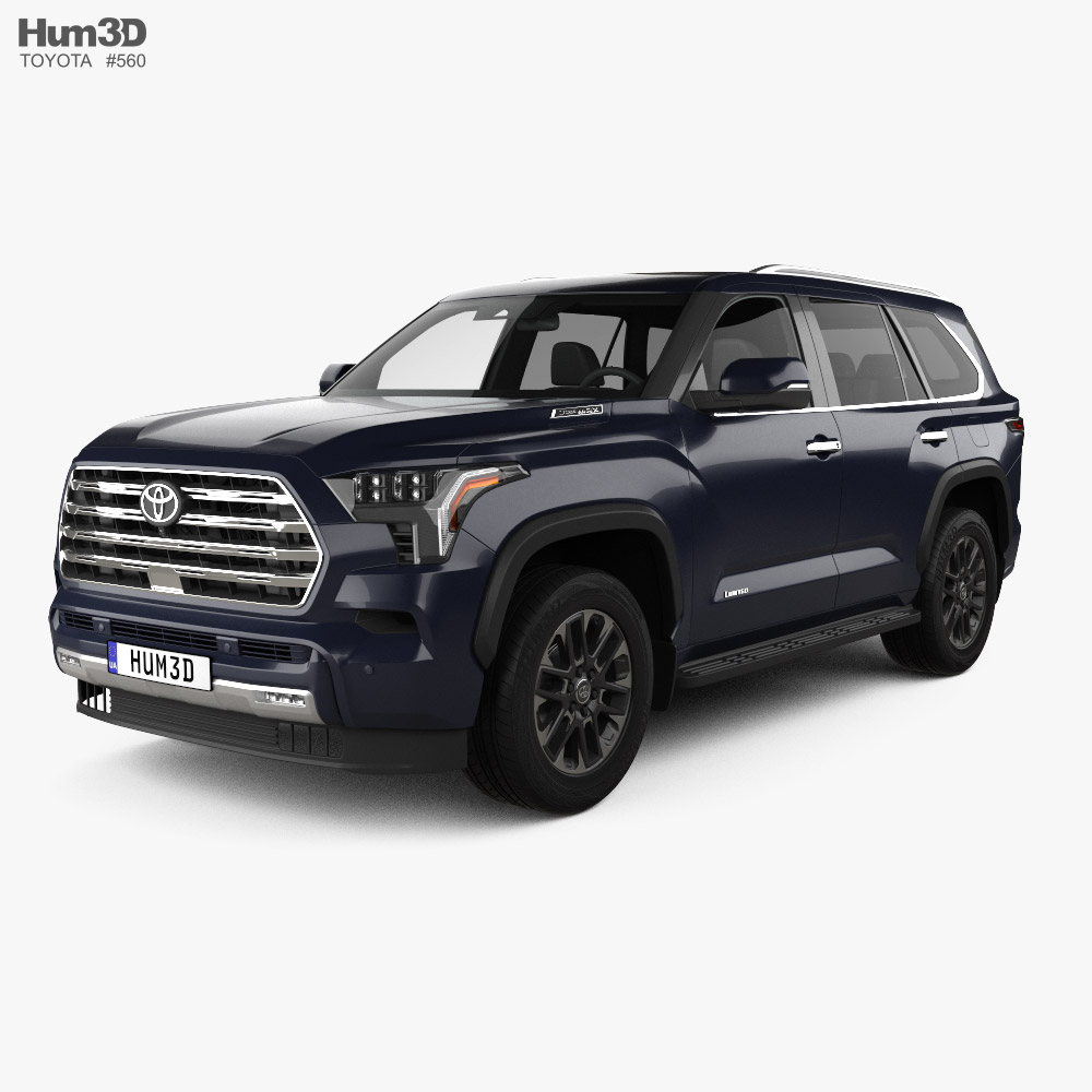 Toyota Sequoia Limited 2022 Modelo 3d
