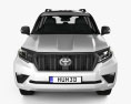 Toyota Land Cruiser Prado 5-door 2020 3D модель front view