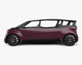 Toyota Fine-Comfort Ride 인테리어 가 있는 2017 3D 모델  side view