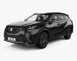Toyota Kluger Crown hybrid Limited CN-spec 2021 3D model