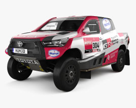 Toyota Hilux Dakar Rally 2021 3D模型