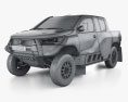 Toyota Hilux Dakar Rally 2021 3d model wire render