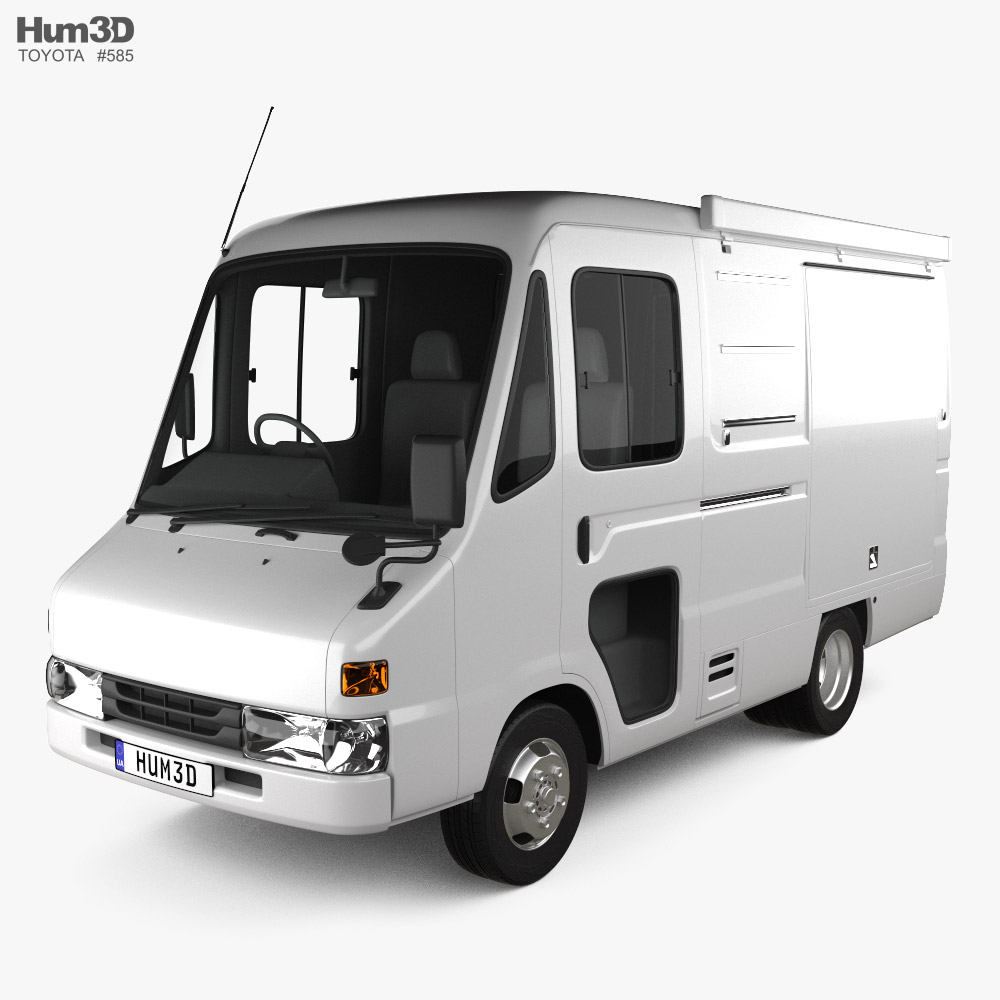 Toyota Urban Supporter LWB Food  Van 2004 3D model
