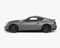 Toyota Supra GR Premium US-spec 带内饰 2020 3D模型 侧视图
