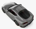 Toyota Supra GR Premium US-spec з детальним інтер'єром 2020 3D модель top view