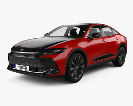 Toyota Crown Platinum US-spec インテリアと 2022 3Dモデル