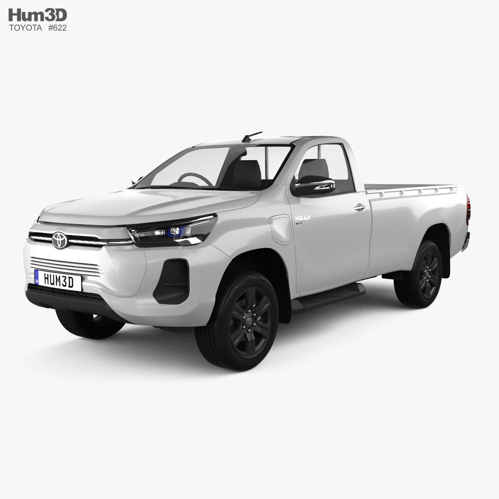 Toyota Hilux 单人驾驶室 BEV 2023 3D模型