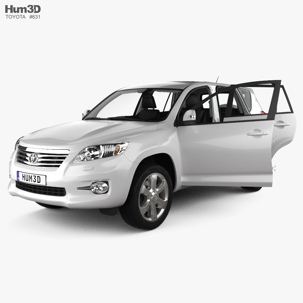 Toyota RAV4 with HQ interior 2012 3D model