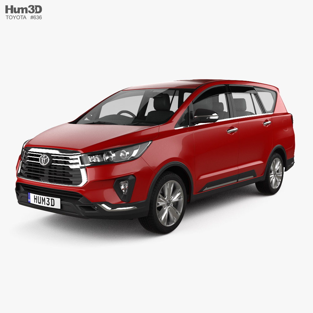 Toyota Innova X Malaysia 2022 3D模型