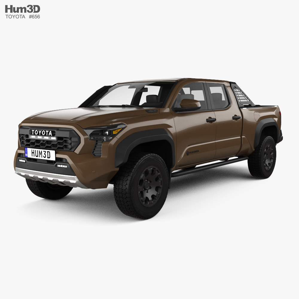 Toyota Double Cab Long Bed Trailhunter 2024 3D модель Автомобілi на Hum3D