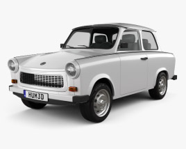 Trabant 601 sedan 1963 3D model