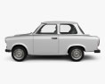 Trabant 601 セダン 1963 3Dモデル side view