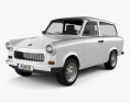 Trabant 601 Kombi 1965 3d model