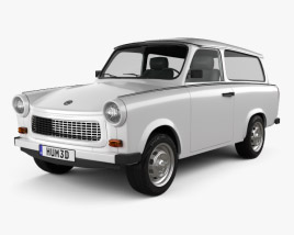 3D model of Trabant 601 Kombi 1965